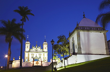 Sanctuary of Bom Jesus de Matosinhos and chapel, UNESCO World Heritage Site, Congonhas, Minas Gerais, Brazil, South America 