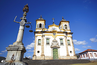 Sao Francisco of Assis Church, Mariana, Minas Gerais, Brazil, South America 