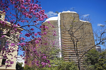 Niemeyer Building, Belo Horizonte, Minas Gerais, Brazil, South America 