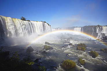 Iguacu Falls, Iguacu National Park, UNESCO World Heritage Site, Parana, Brazil, South America 