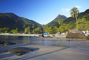 Vila do Abraao beach, Ilha Grande, Rio de Janeiro State, Brazil, South America 