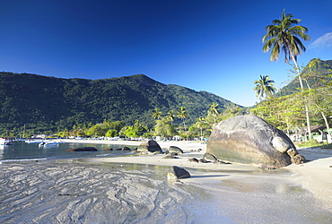 Vila do Abraao beach, Ilha Grande, Rio de Janeiro State, Brazil, South America 