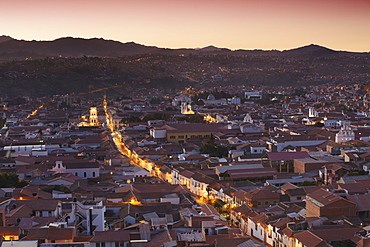 View of Sucre, UNESCO World Heritage Site, Bolivia, South America