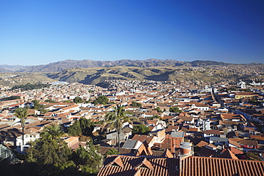 View of Sucre, UNESCO World Heritage Site, Bolivia, South America