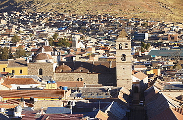 View of Convento de San Francisco, Potosi, UNESCO World Heritage Site, Bolivia, South America