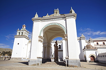 Copacabana Cathedral, Copacabana, Lake Titicaca, Bolivia, South America