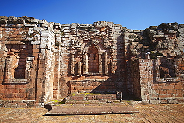 Ruins of Jesuit mission at Trinidad (La Santisima Trinidad de Parana), UNESCO World Heritage Site, Parana Plateau, Paraguay, South America