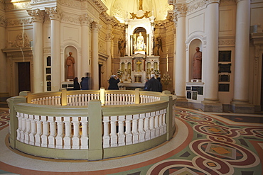 People inside Panteon de los Heroes, Asuncion, Paraguay, South America