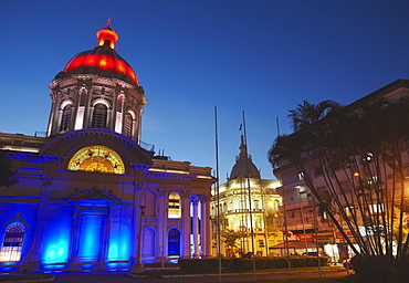 Panteon de los Heroes at dusk, Asuncion, Paraguay, South America