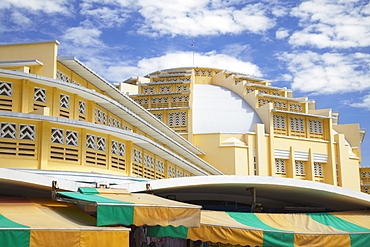 Art Deco architecture of Central Market, Phnom Penh, Cambodia, Indochina, Southeast Asia, Asia