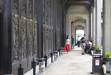 People at Chen Clan Academy, Guangzhou, Guangdong, China, Asia