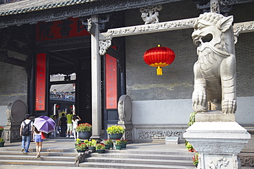 People at Chen Clan Academy, Guangzhou, Guangdong, China, Asia