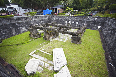 Ruins in Kowloon Walled City, Kowloon, Hong Kong, China, Asia