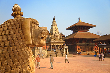 Durbar Square, Bhaktapur, UNESCO World Heritage Site, Kathmandu Valley, Nepal, Asia