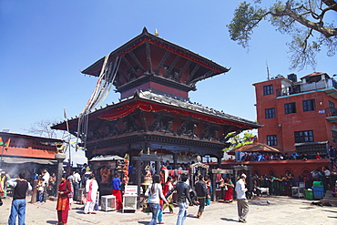 Manakamana Temple, Manakamana, Gorkha District, Gandaki, Nepal, Asia