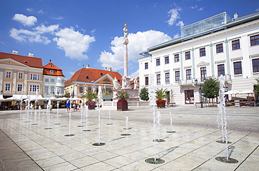 Szechenyi Square, Gyor, Western Transdanubia, Hungary, Europe