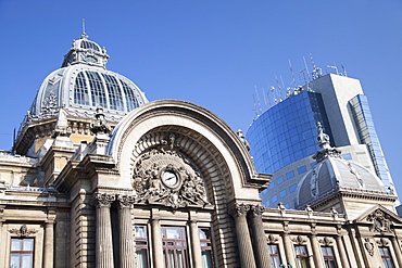 Economic Consortium Palace and Bucharest Financial Plaza, Historic Quarter, Bucharest, Romania, Europe 