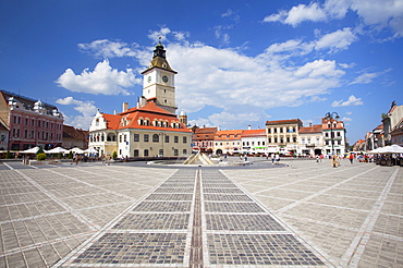 Council House in Piata Sfatului, Brasov, Transylvania, Romania, Europe  