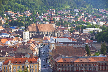 View of Brasov, Transylvania, Romania, Europe  