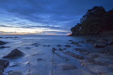 Te Mata beach at sunset, Coromandel Peninsula, Waikato, North Island, New Zealand, Pacific