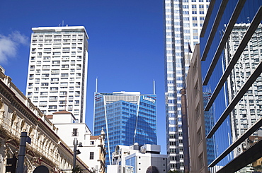 Skyscrapers in downtown Auckland, North Island, New Zealand, Pacific