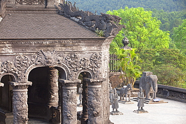 Tomb of Khai Dinh, UNESCO World Heritage Site, Hue, Thua Thien-Hue, Vietnam, Indochina, Southeast Asia, Asia