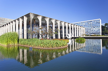 Itamaraty Palace, UNESCO World Heritage Site, Brasilia, Federal District, Brazil, South America 