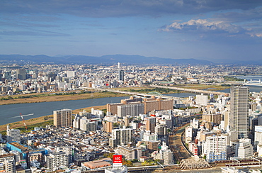 View of Osaka, Kansai, Japan, Asia