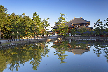 Todaiji Temple at dawn, UNESCO World Heritage Site, Nara, Kansai, Japan, Asiapan