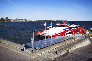 Hydrofoil In Linnahall Port, Tallinn, Estonia, Baltic States, Europe