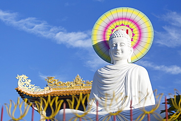 Statue at Vien Minh Pagoda, Ben Tre, Mekong Delta, Vietnam, Indochina, Southeast Asia, Asia