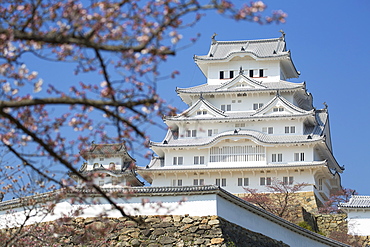 Himeji Castle, UNESCO World Heritage Site, Himeji, Kansai, Honshu, Japan, Asia