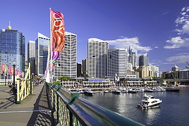 Pyrmont Bridge, Darling Harbour, Sydney, New South Wales, Australia, Pacific