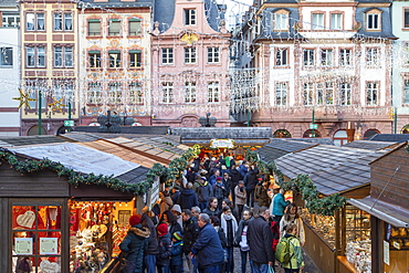 Christmas Market, Mainz, Rhineland-Palatinate, Germany, Europe