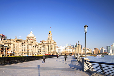 Buildings along the Bund, Shanghai, China, Asia