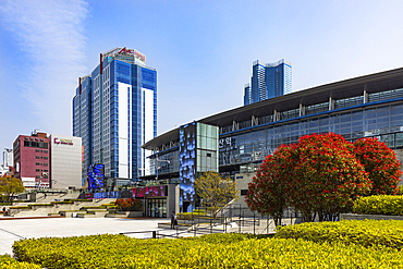 Busan train station, Busan, South Korea, Asia