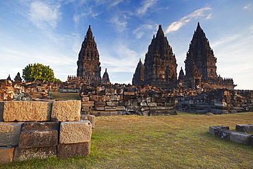 Temples at Prambanan complex, UNESCO World Heritage Site, Java, Indonesia, Southeast Asia, Asia