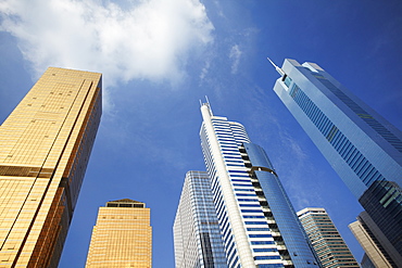 CITIC Plaza and skyscrapers, Tianhe, Guangzhou, Guangdong Province, China, Asia