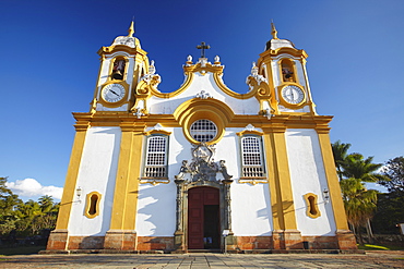 Matriz de Santo Antonio Church, Tiradentes, Minas Gerais, Brazil, South America 