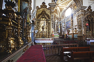 Interior of Cathedral of Our Lady of Pilar (Catedral Basilica do Pilar), Sao Joao del Rei, Minas Gerais, Brazil, South America 