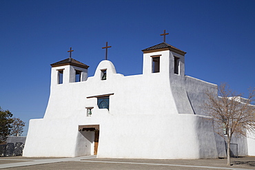 San Agustin de la Isleta Mission, founded 1622, Isleta Pueblo, New Mexico, United States of America, North America 