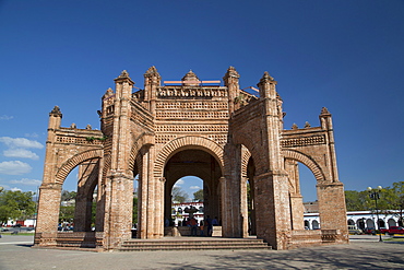 La Pila (the fountain), built in 1562, Chiapa de Corzo, Chiapas, Mexico, North America 