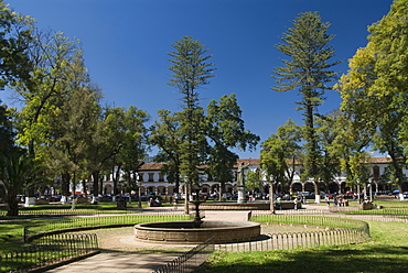 Plaza Vasco de Quiroga (Plaza Grande), Patzcuaro, Michoacan, Mexico, North America