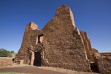 Quarai Mission, building began around 1628, Salinas Pueblo Missions National Monument, New Mexico, United States of America, North America