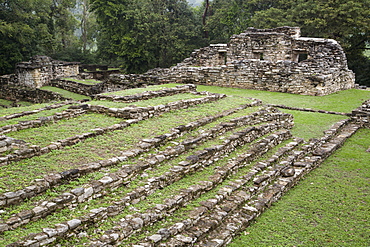 The Small Acropolis (West Acropolis), Mayan Archaeological Site, Yaxchilan, Chiapas, Mexico, North America