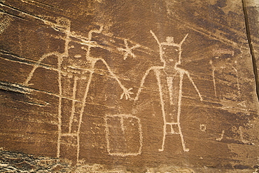 Dry Fork Canyon Rock Art, located on McConkie Ranch, Fremont style, dating from AD 700 to AD 1200, near Vernal, Utah, United States of America, North America