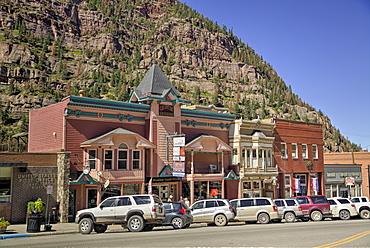 Street Scene, Ouray, Colorado, United States of America, North America