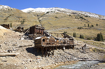 Animas Forks Mine ruins, Animas Forks, Colorado, United States of America, North America