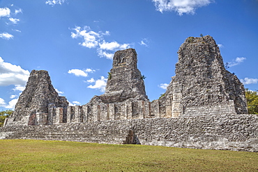 Structure I, Xpujil Archaeological Zone, Campeche, Mexico, North America