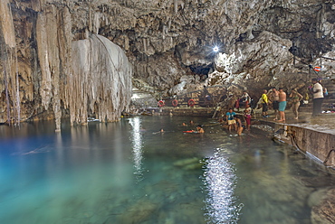 Cenote Dzitnup, near Valladolid, Yucatan, Mexico, North America